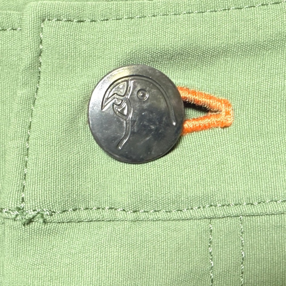 Alpine Parrot Ponderosa Mountain Hiking Pants Green Orange Size 18 Plus Stretch - Picture 7 of 11